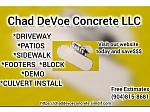 Chad Devoe Concrete LLC